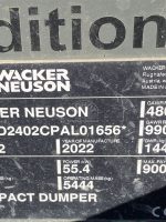 Kolový dempr Wacker Neuson DV90 (r.v.: 2022)